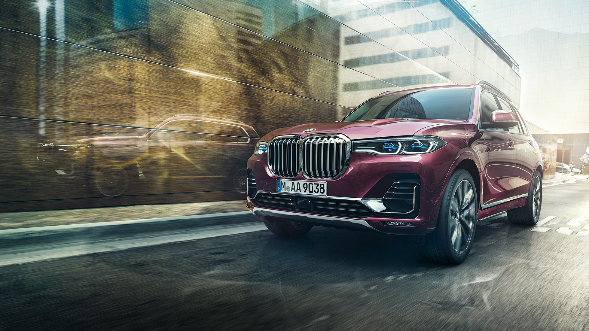 Bmw x7 red